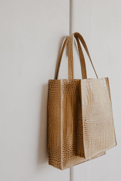 Double Shopper | Noisette Croco