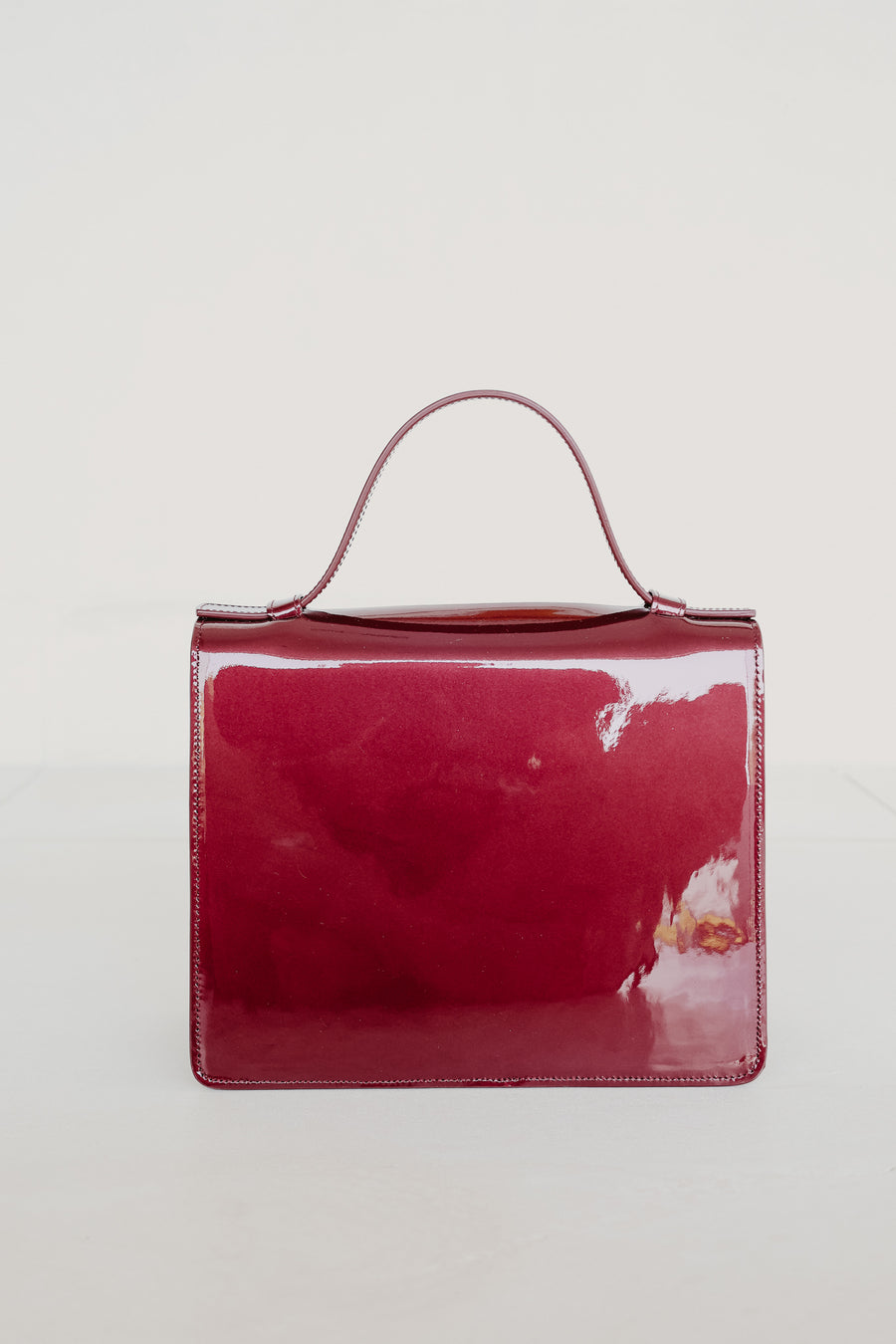 Mini Briefcase | Wine Laqué