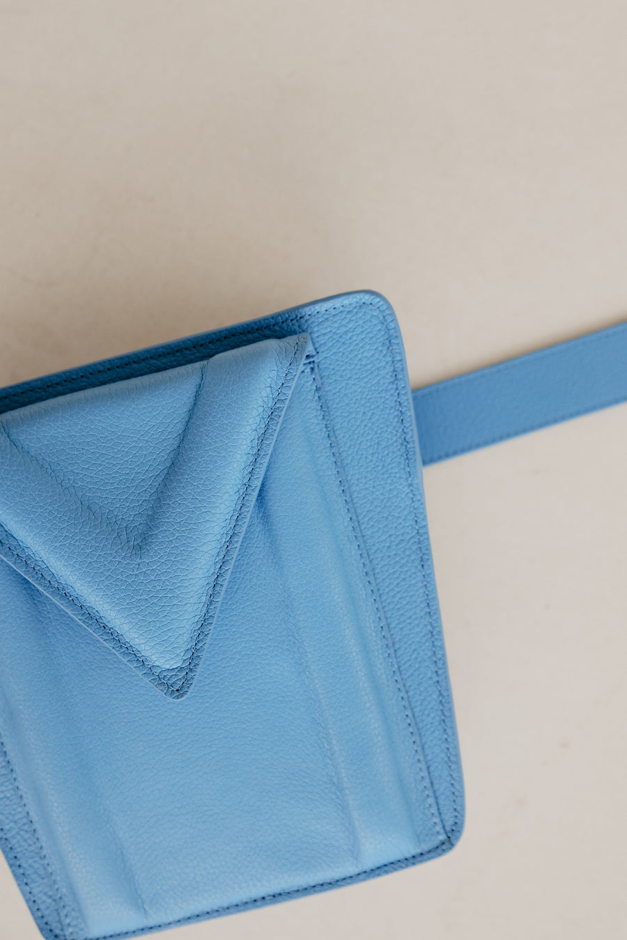 Belt Bag: Belt XL Bleu Ciel Structured + Trapezium M Bleu Ciel Structured