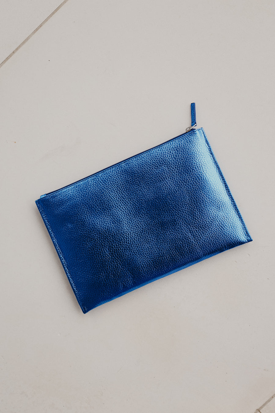 Bridal Collection | Zip Clutch Blue Shimmer