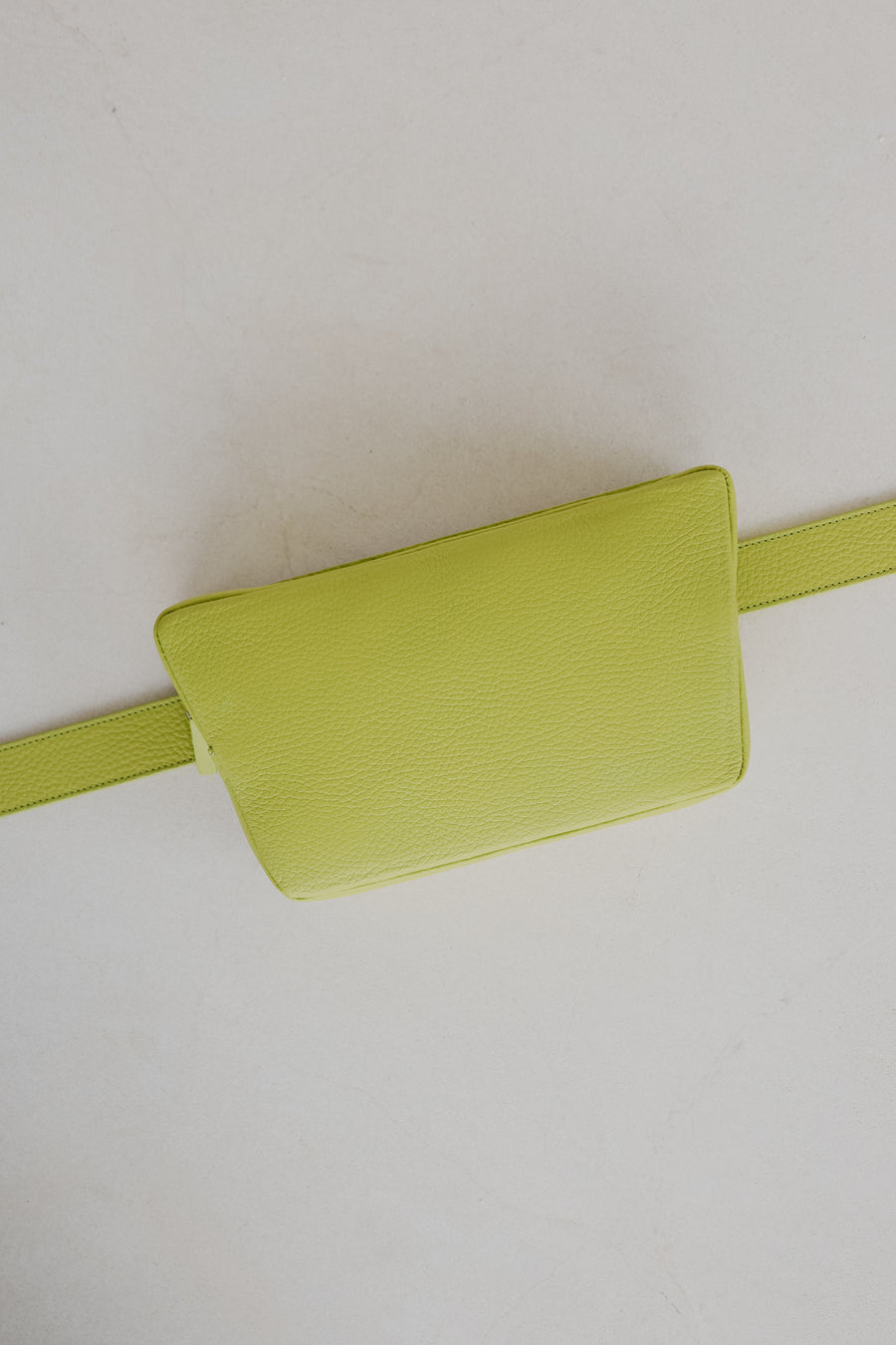 Belt Bag: Belt XL Lime Structured + Trapezium Lime Structured