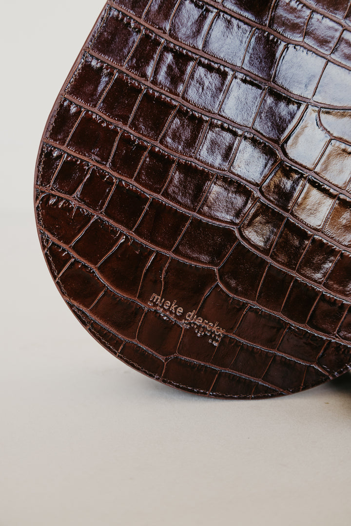 Single Saddle | Chocolate Croco