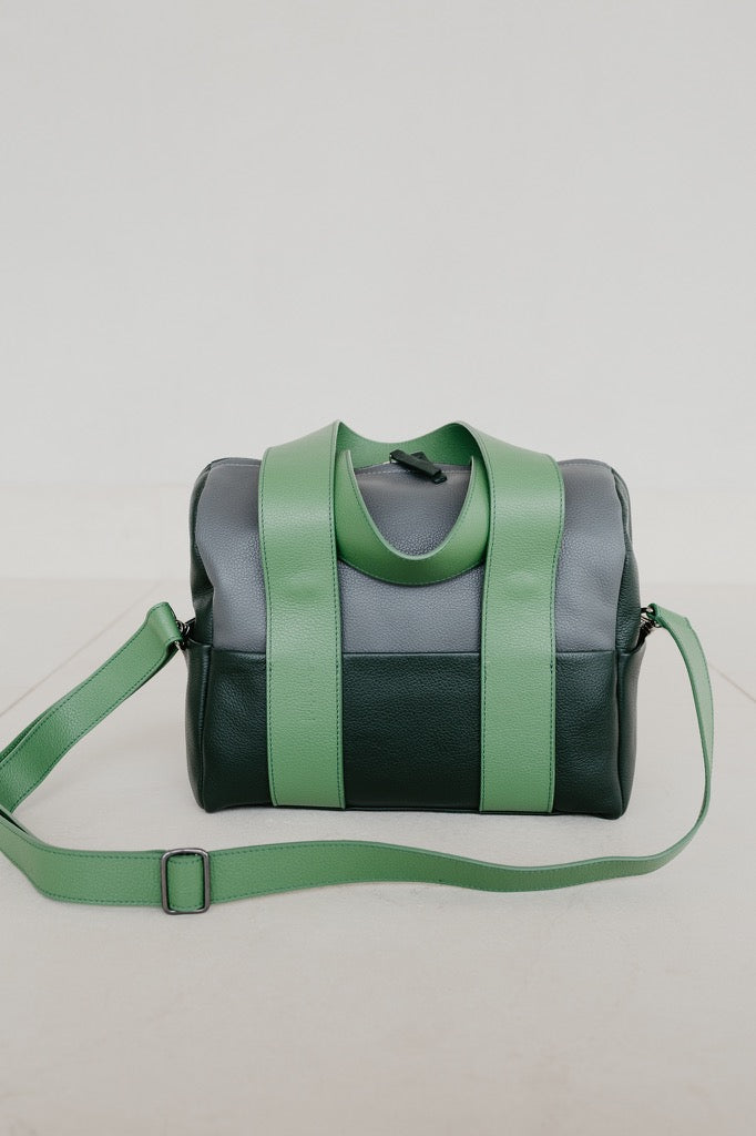 Mini Bowling Bag | Combi Forest - Grass - Grey