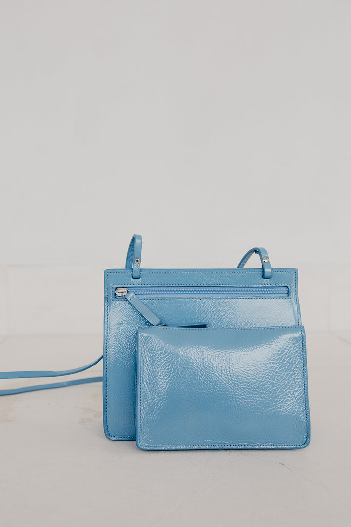 Double Pouch | Bleu Ciel Stone