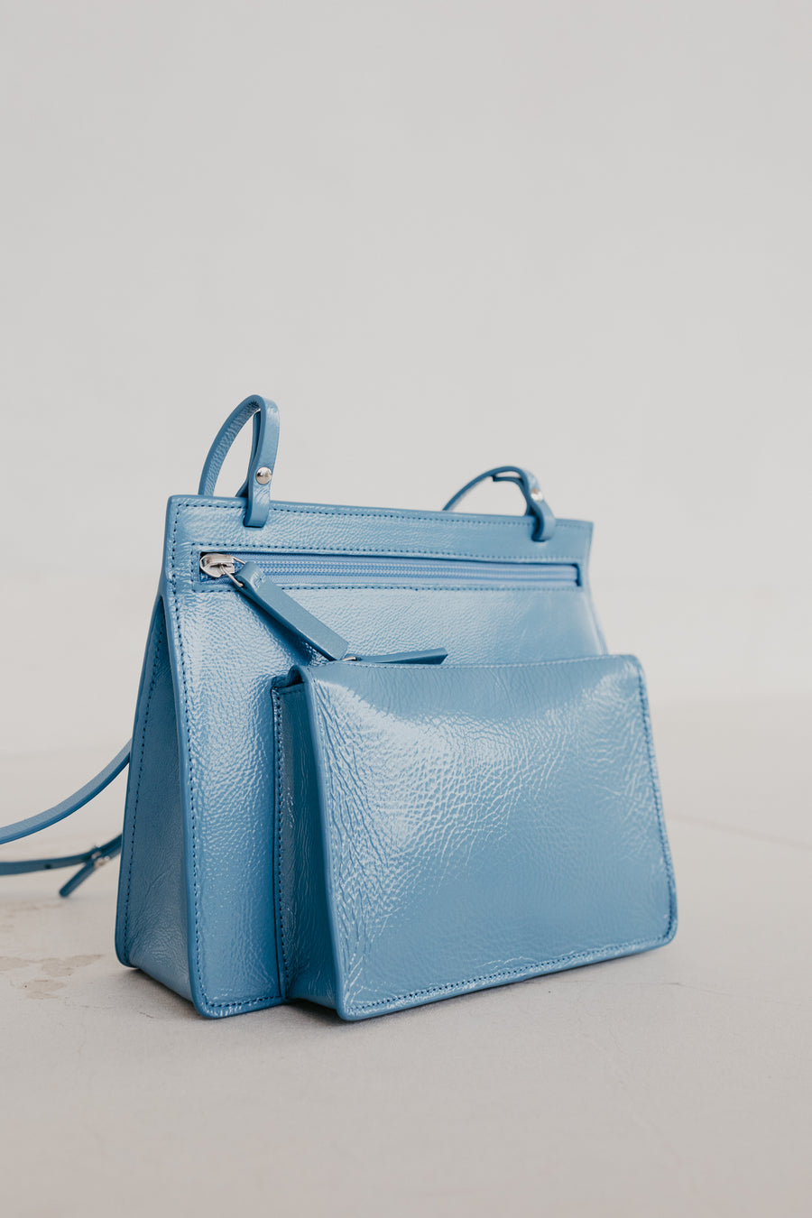 Double Pouch | Bleu Ciel Stone