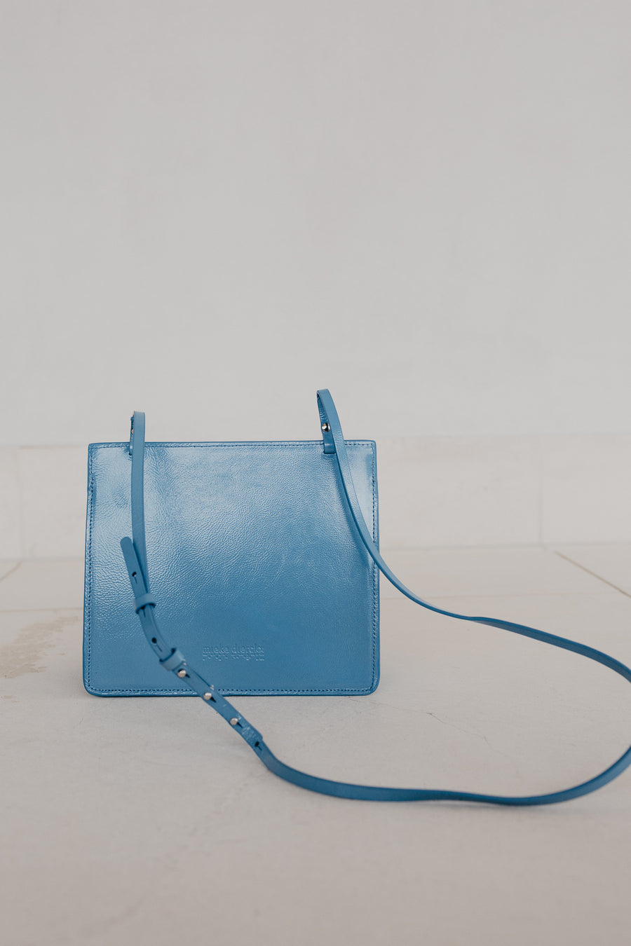 Double Pouch | Bleu Ciel Stone