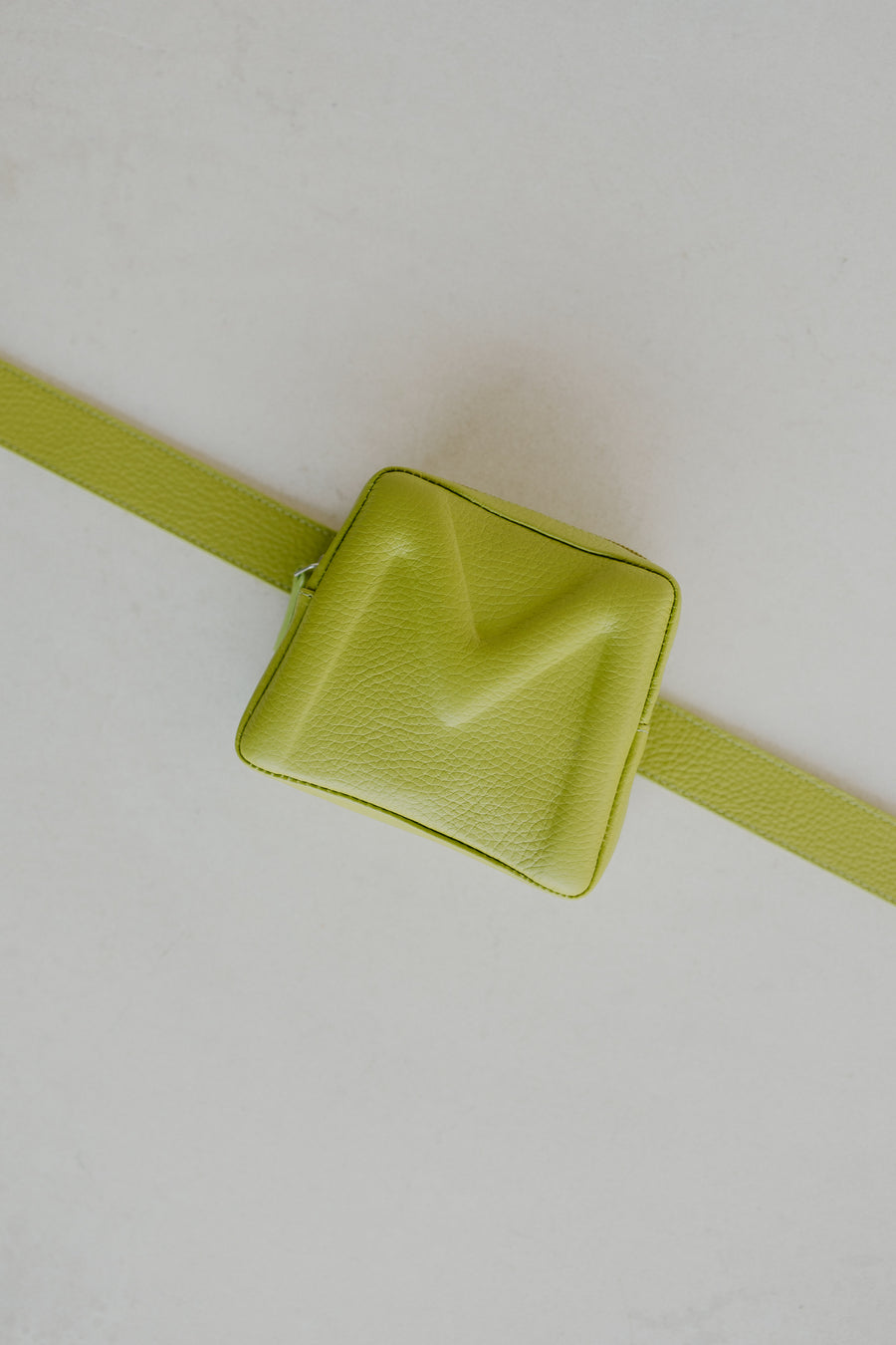 Belt Bag: Belt S/M Lime Structured + Mini M Lime Structured