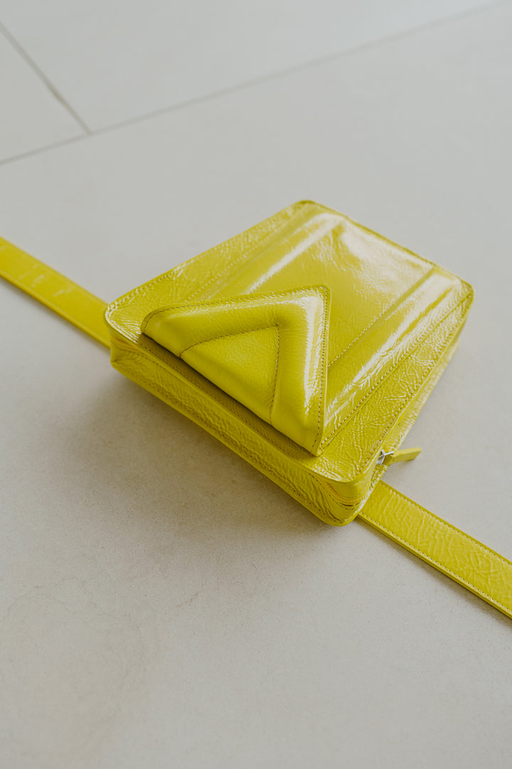 Belt Bag: Belt XL Limon Stone + Trapezium M Limon Stone