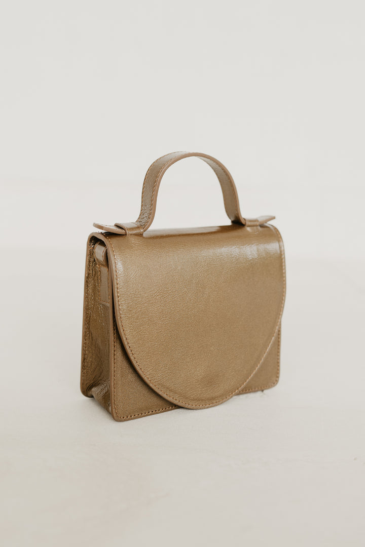 Micro Briefcase | Biscuit Stone