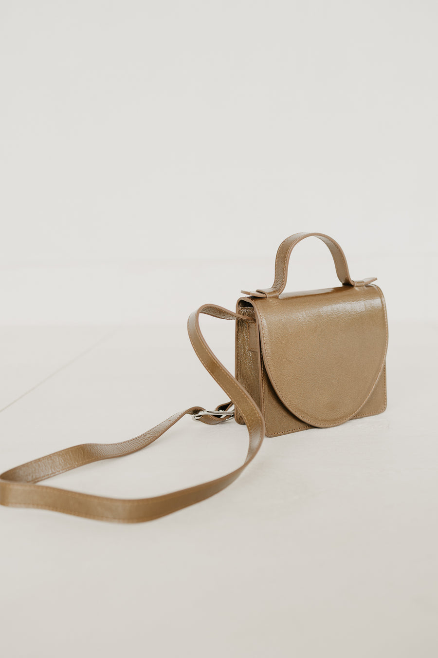 Micro Briefcase | Biscuit Stone