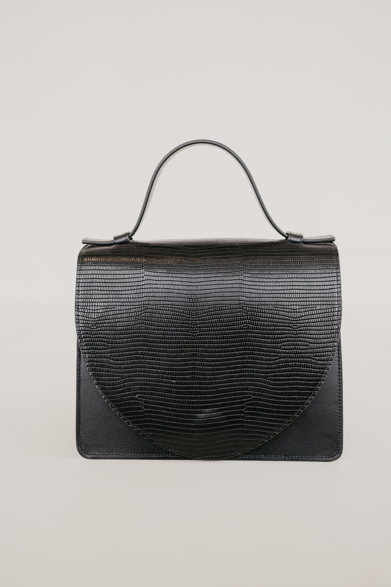 Mini Briefcase | Combi Black Snake