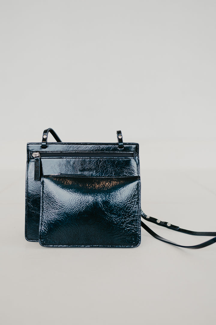 Double Pouch | Night Blue Stone