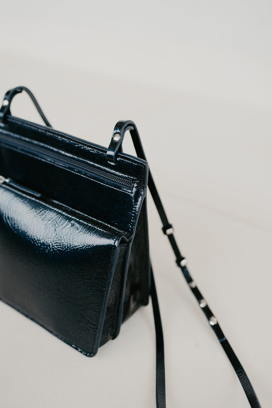 Double Pouch | Night Blue Stone