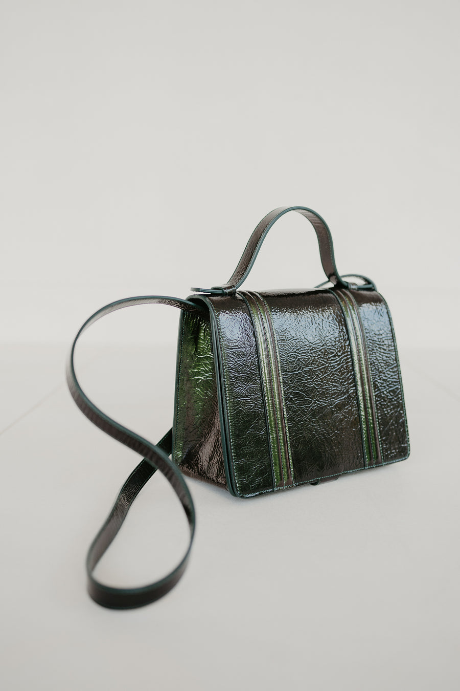 Mini Briefcase Doublé | Kiwi Rose Stone