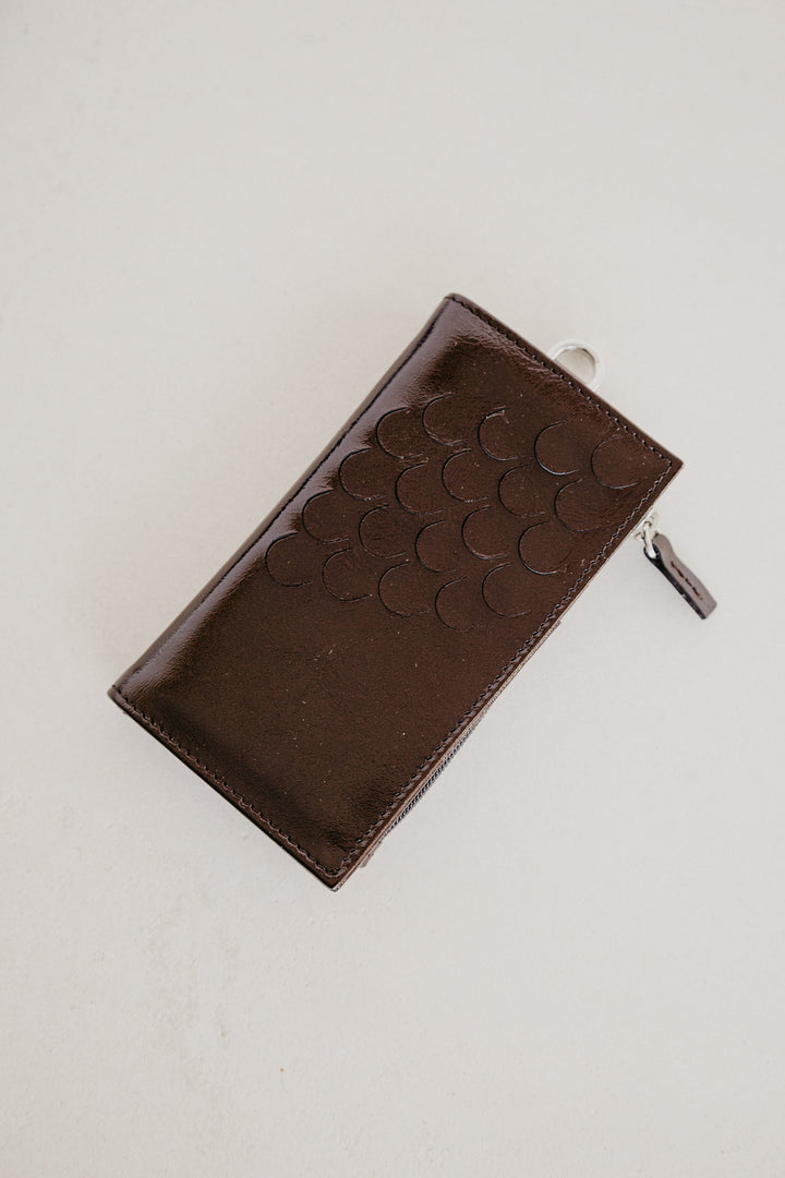 Cardholder Zip Scales | Chocolate Stone
