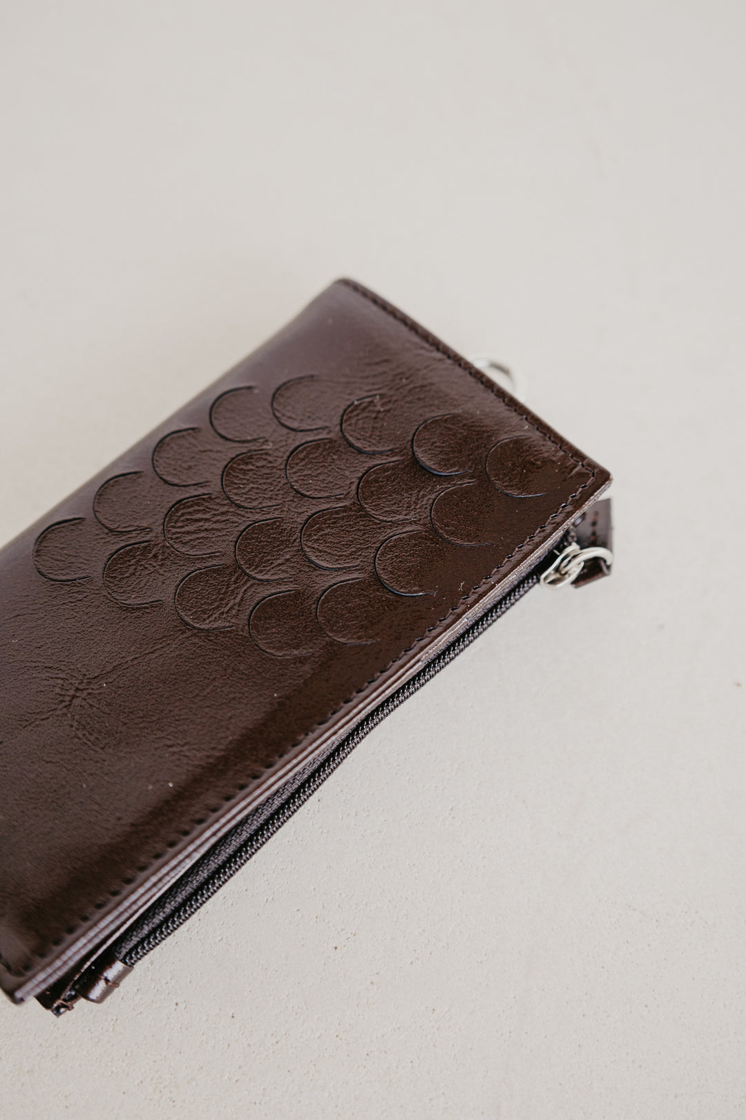 Cardholder Zip Scales | Chocolate Stone