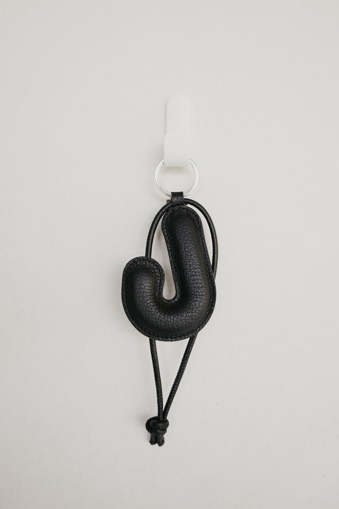 Alphabet Keychain | Black Structured