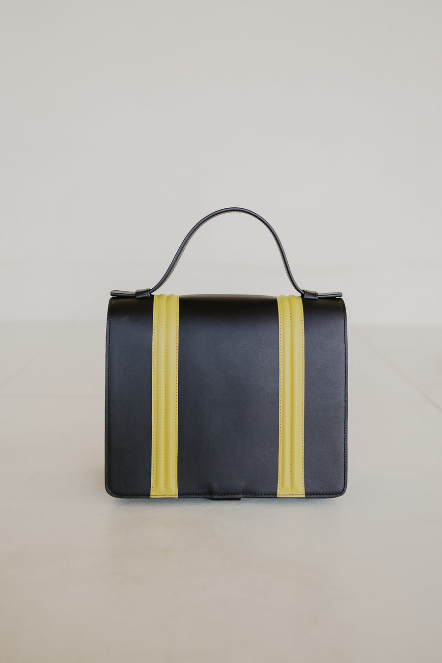 Mini Briefcase Doublé | Ebony / Limon