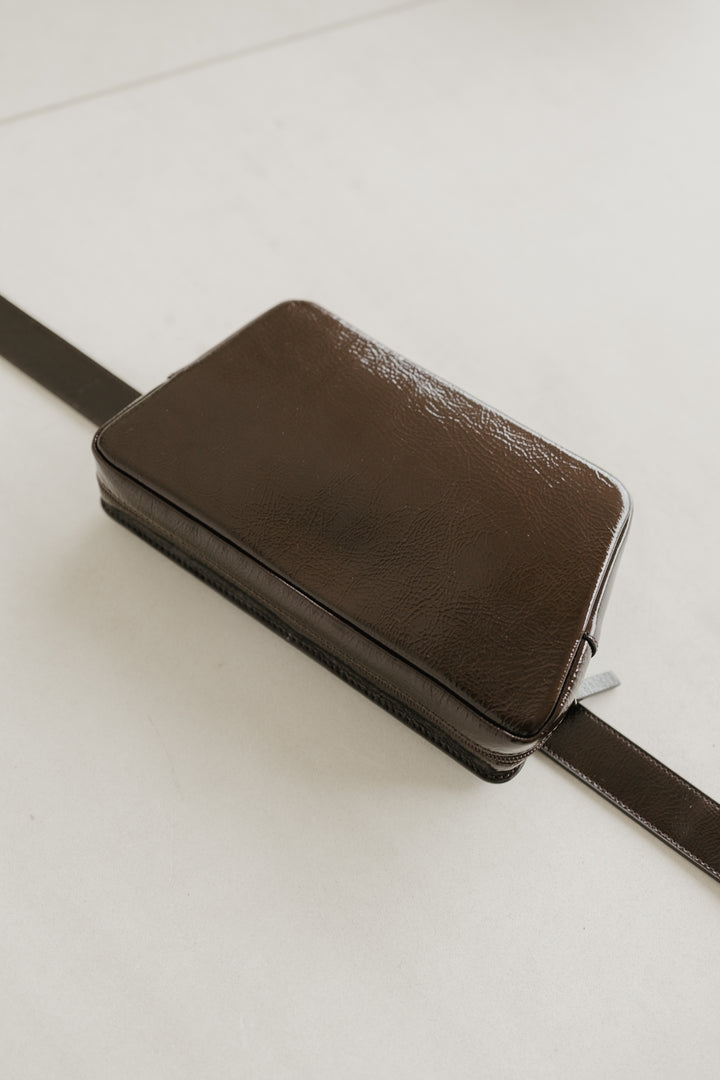 Belt Bag: The Belt XL Chocolate Stone + Trapezium Chocolate Stone