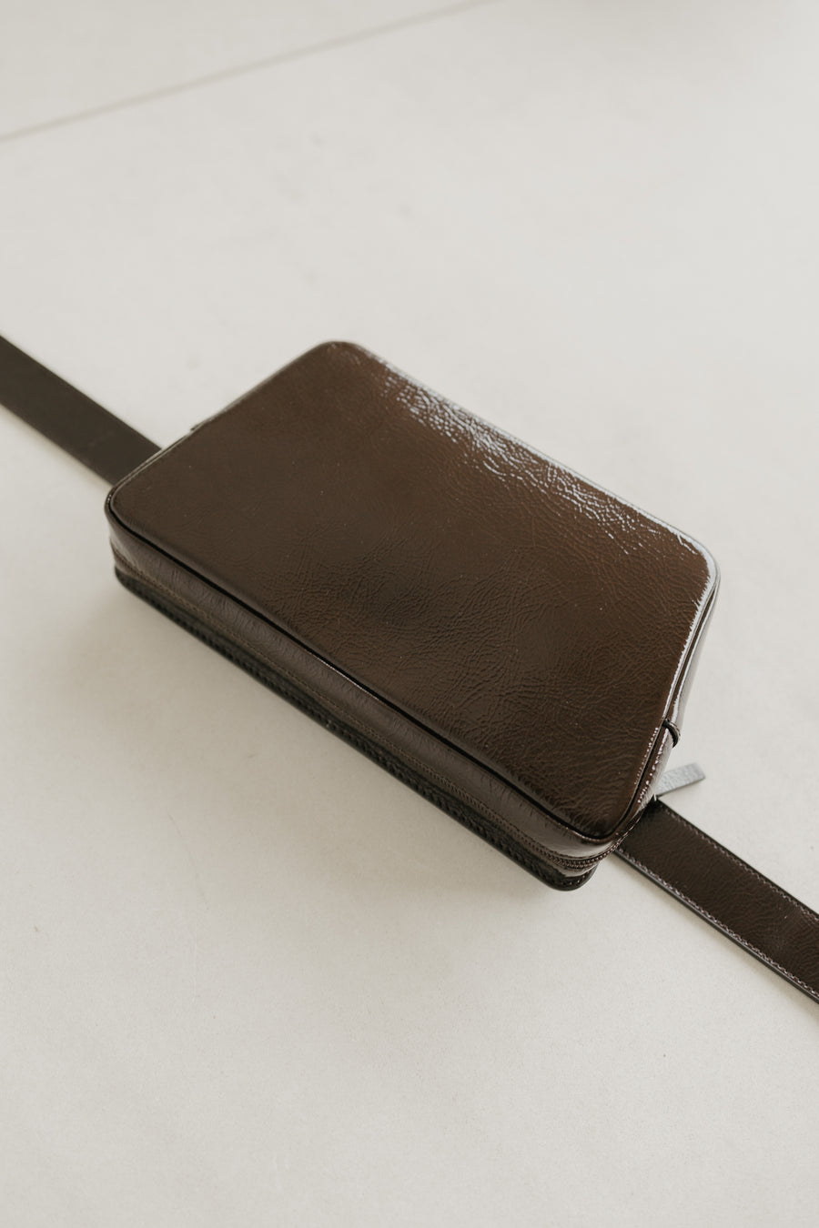 Belt Bag: The Belt XL Chocolate Stone + Trapezium Chocolate Stone