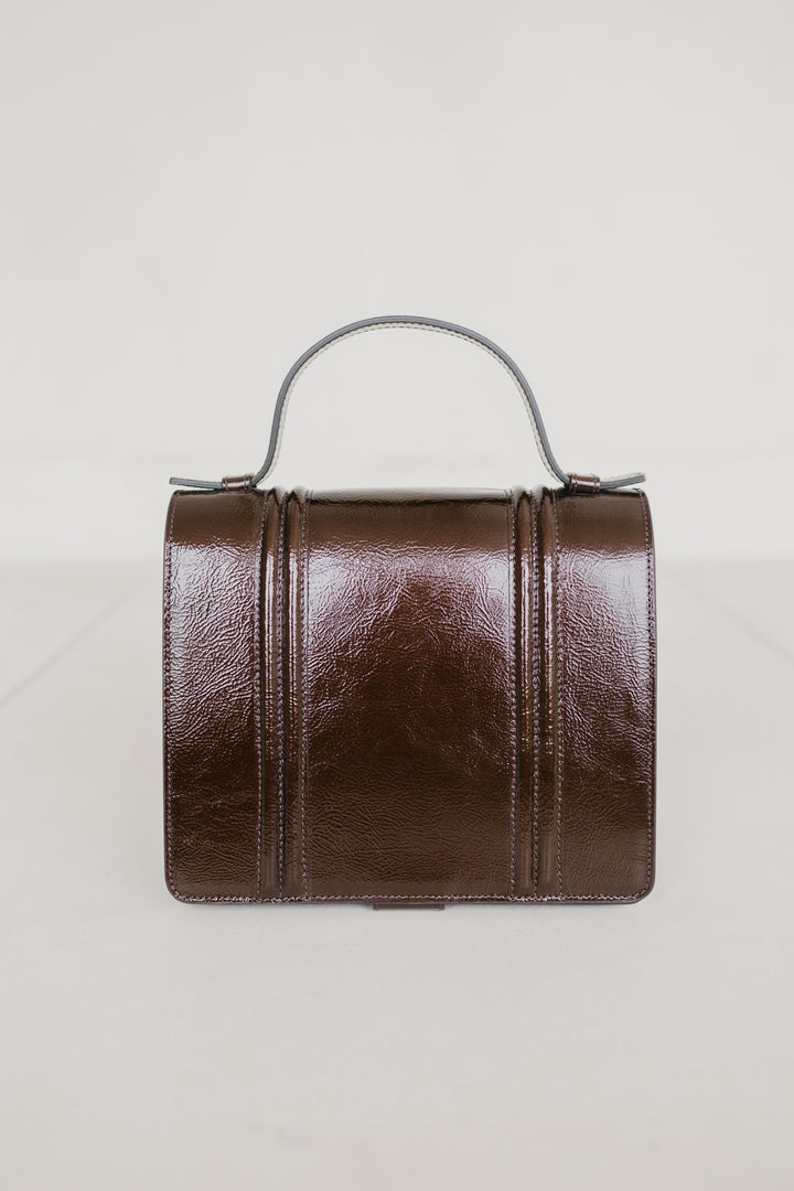 Mini Briefcase Doublé | Chocolate Stone
