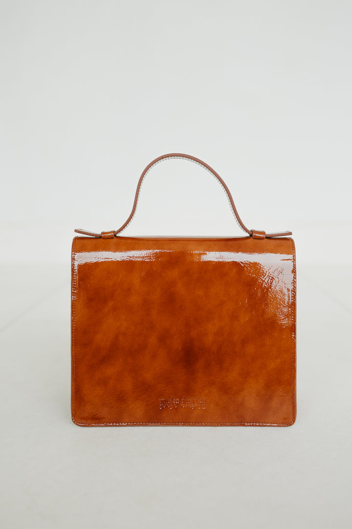 Mini Briefcase | Chestnut Stone