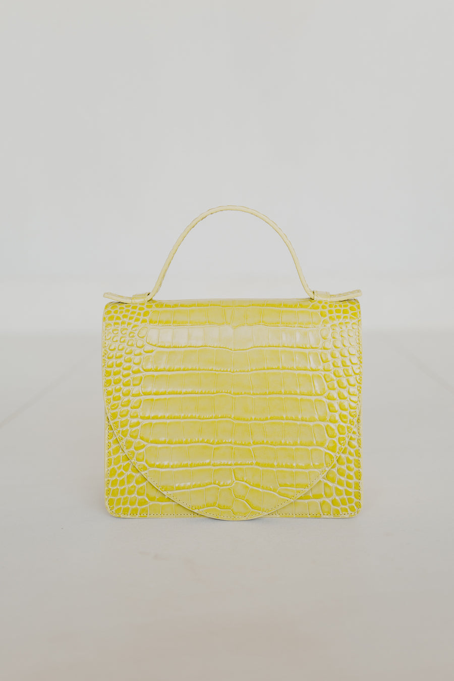 Mini Briefcase | Limon Croco