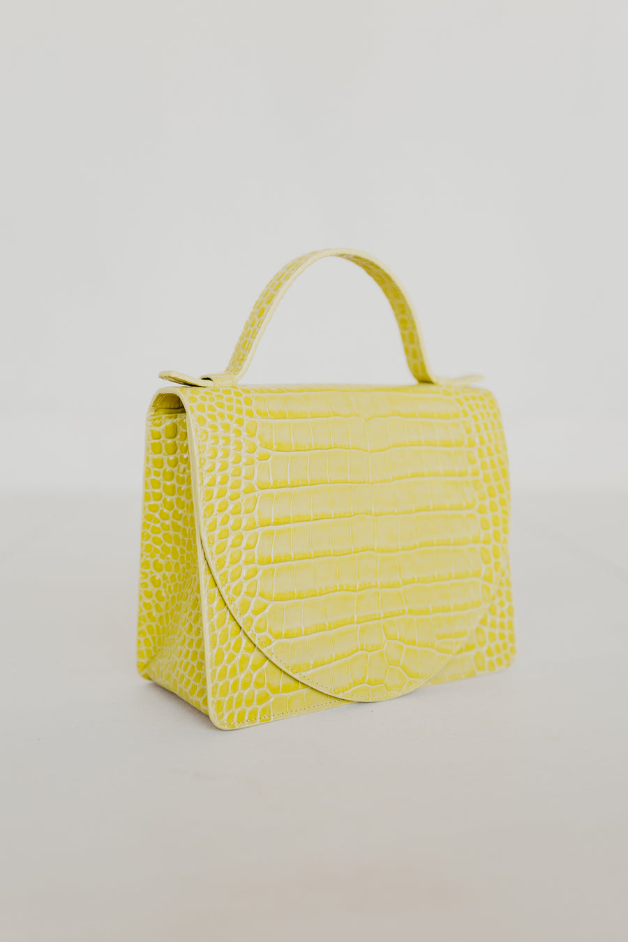 Mini Briefcase | Limon Croco