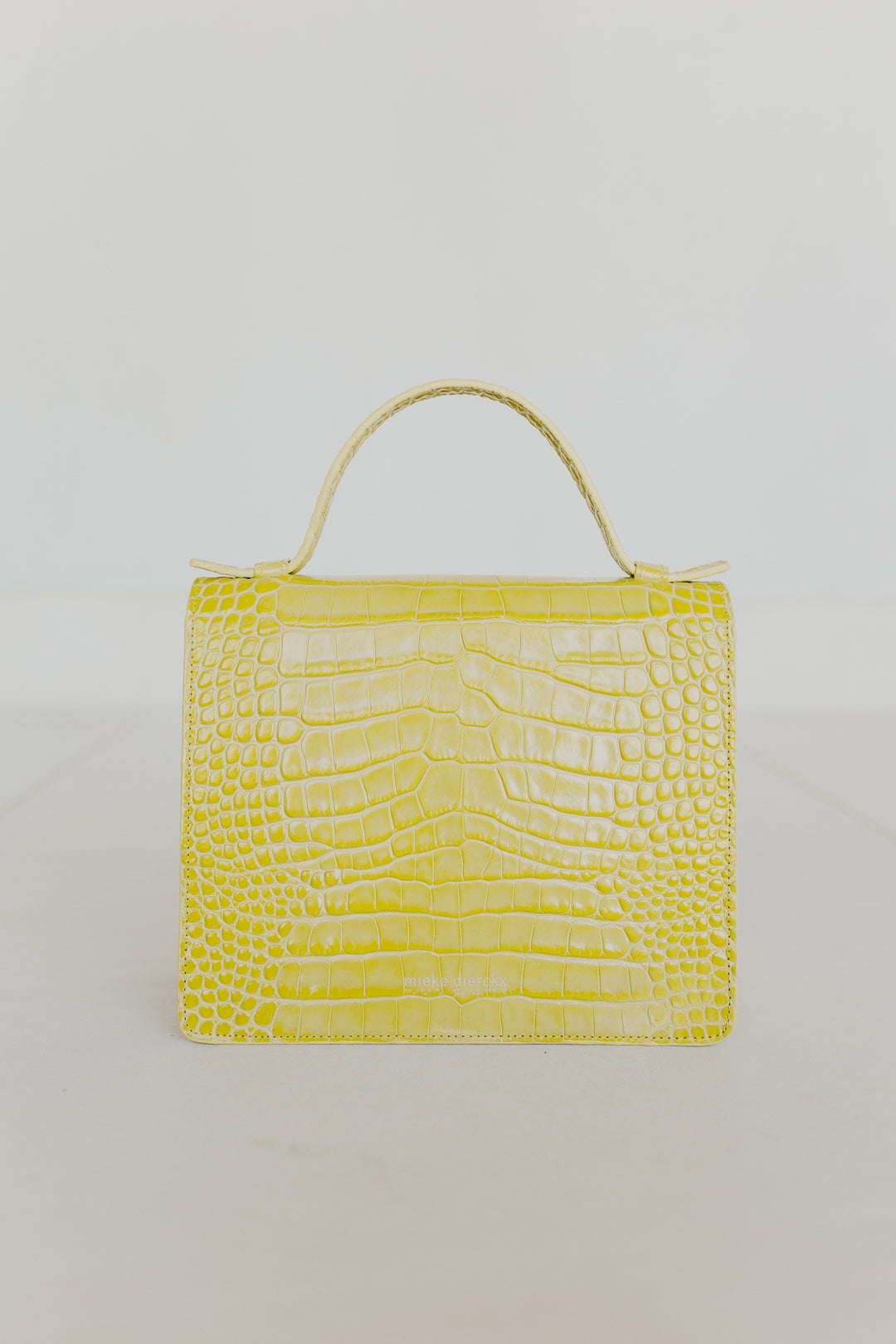 Mini Briefcase | Limon Croco
