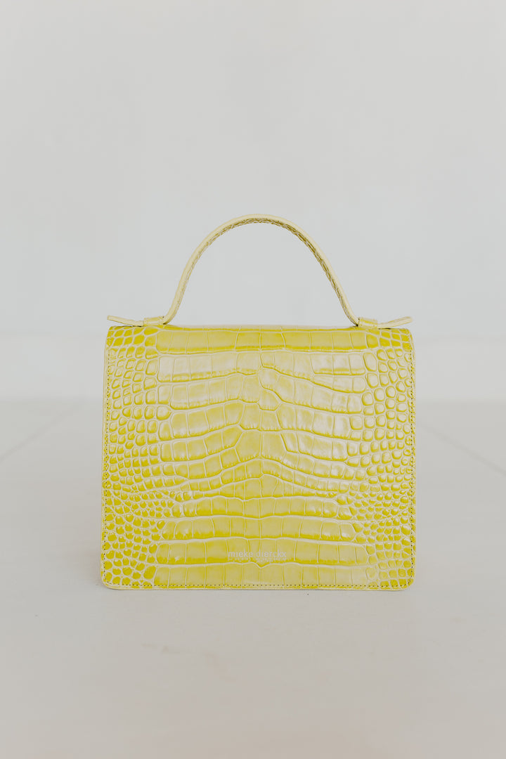 Mini Briefcase | Limon Croco