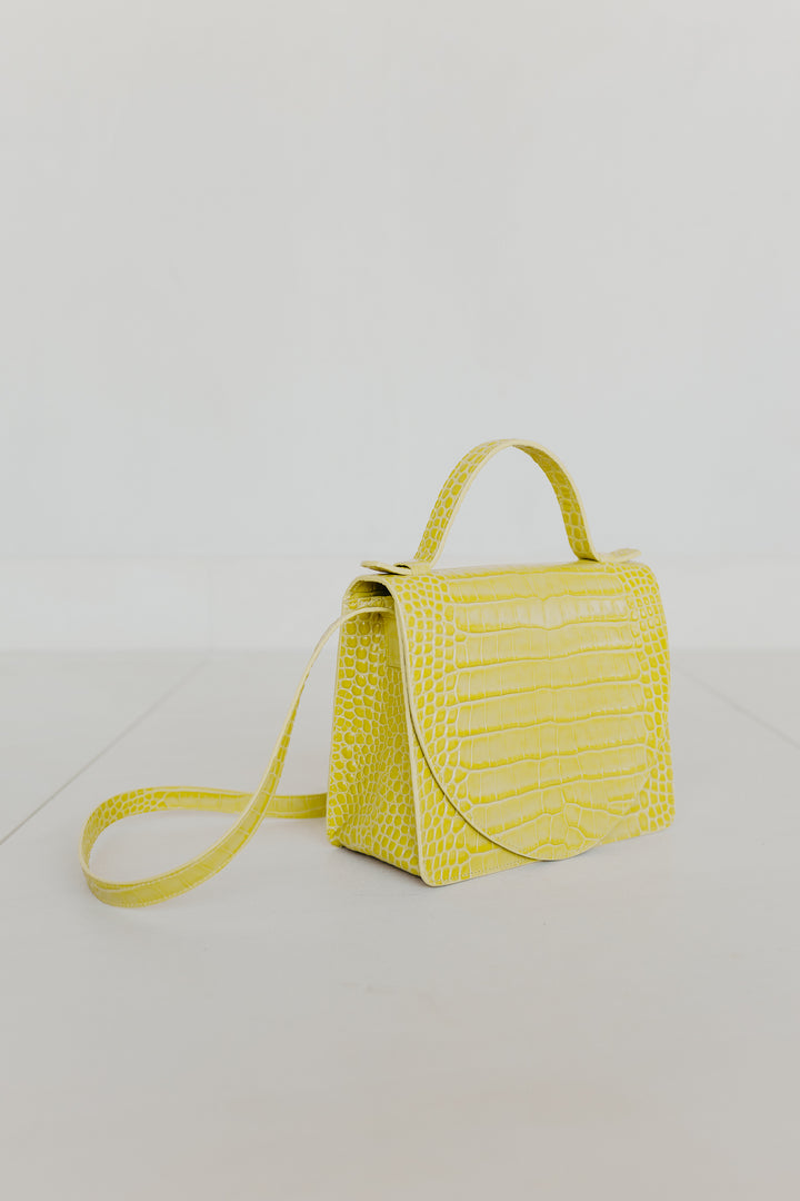 Mini Briefcase | Limon Croco