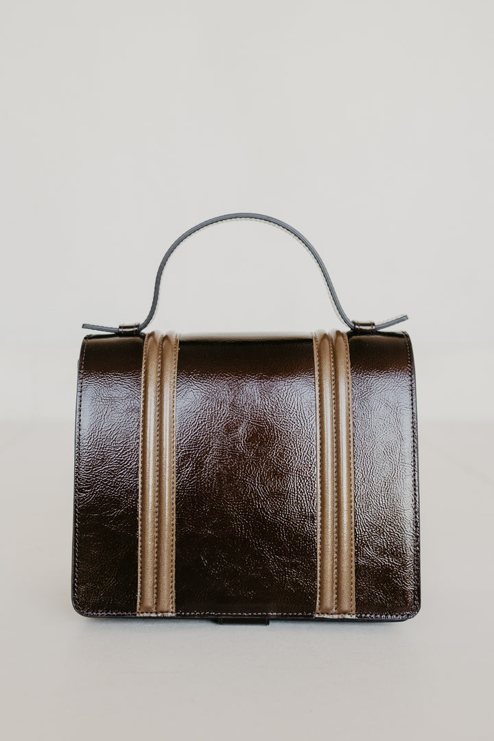 Mini Briefcase Doublé | Chocolate / Biscuit Stone