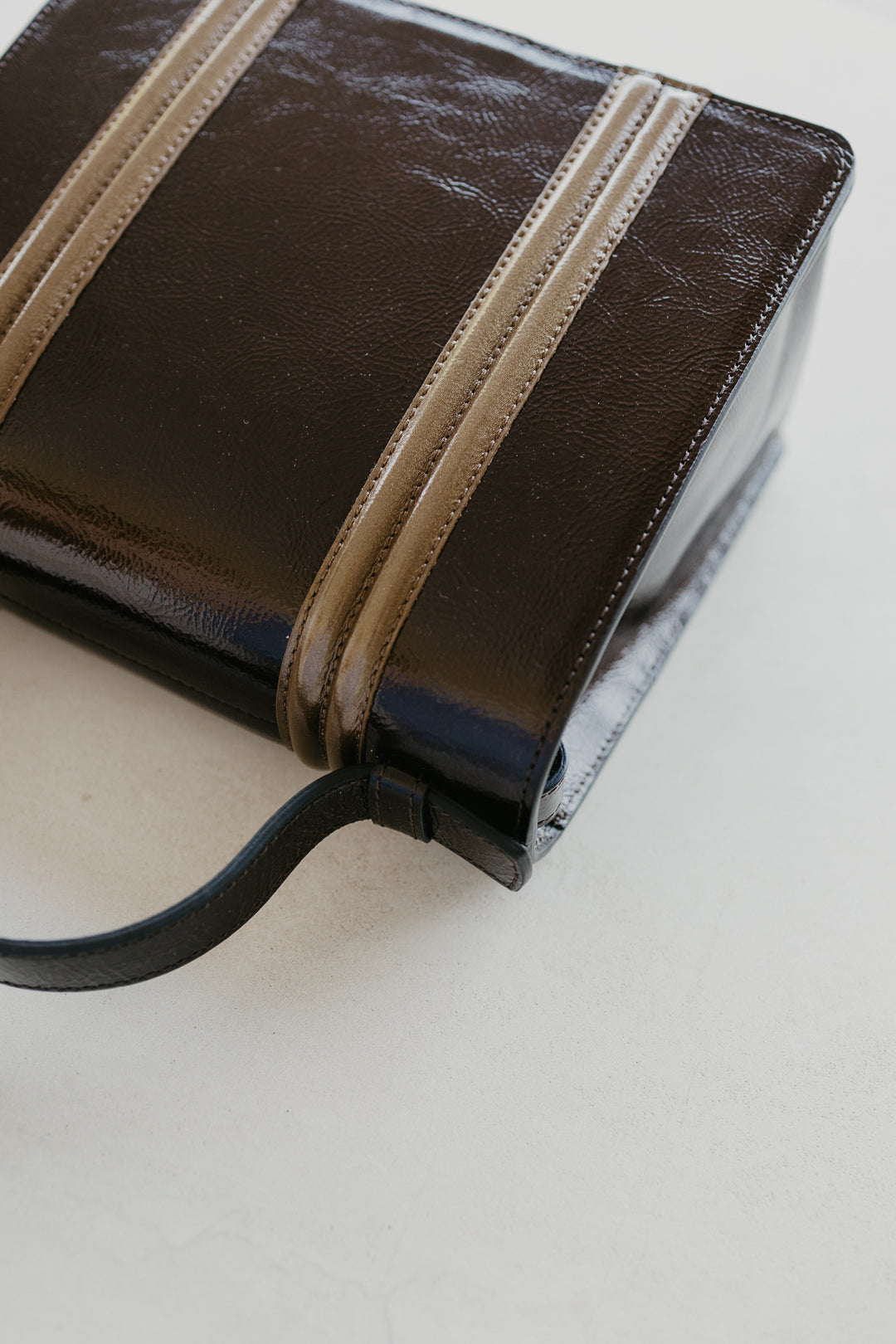 Mini Briefcase Doublé | Chocolate / Biscuit Stone