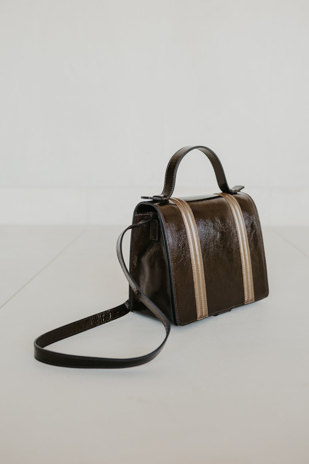 Mini Briefcase Doublé | Chocolate / Biscuit Stone
