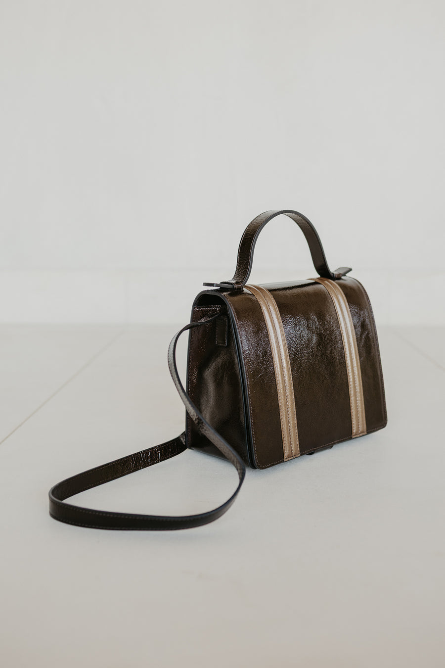 Mini Briefcase Doublé | Chocolate / Biscuit Stone