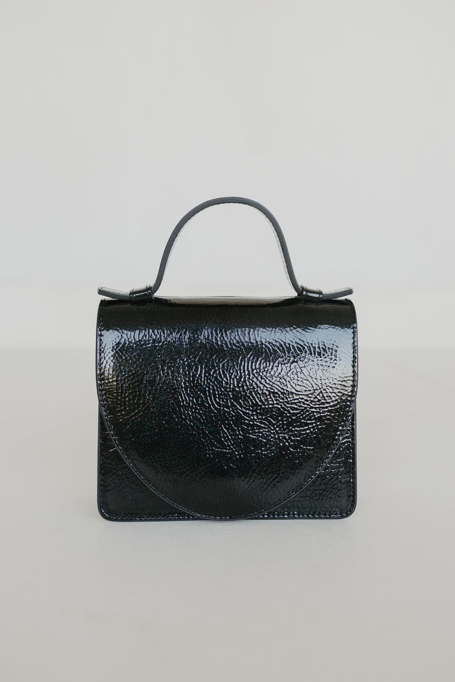 Micro Briefcase | Black Stone Sparkle
