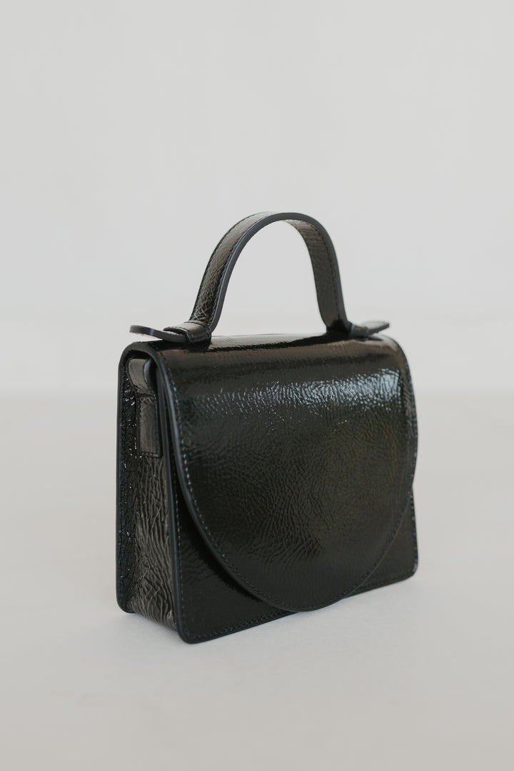 Micro Briefcase | Black Stone Sparkle