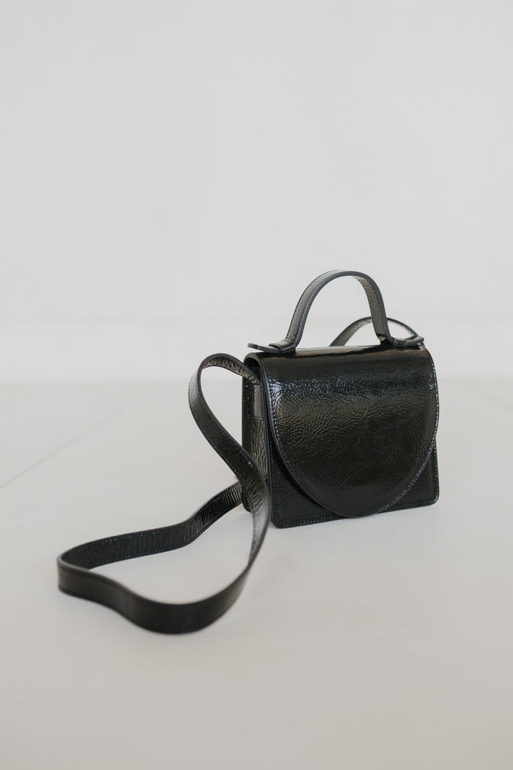 Micro Briefcase | Black Stone Sparkle