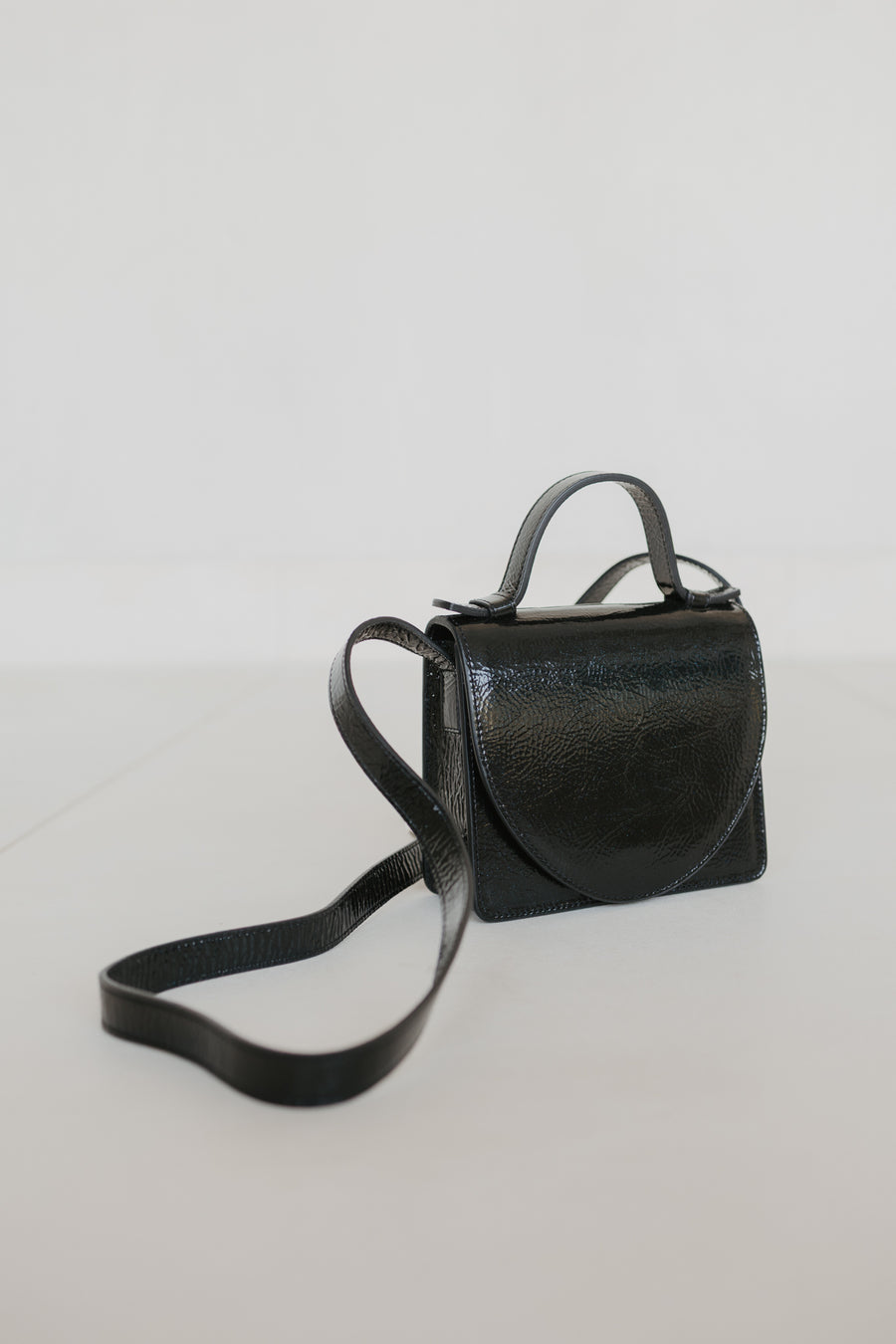 Micro Briefcase | Black Stone Sparkle