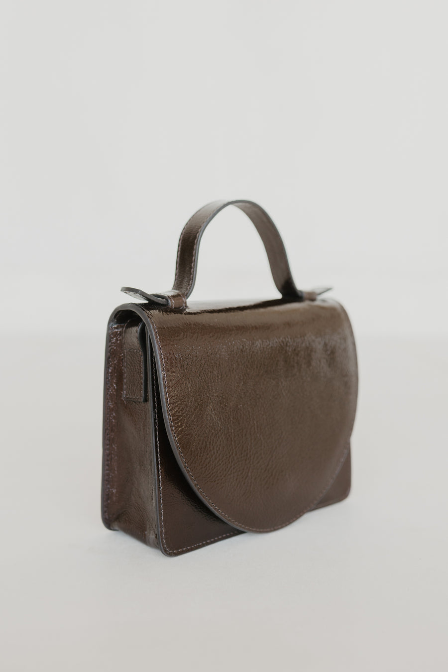Micro Briefcase | Chocolate Stone