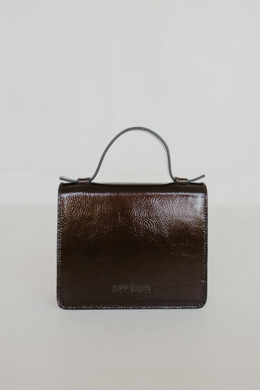 Micro Briefcase | Chocolate Stone