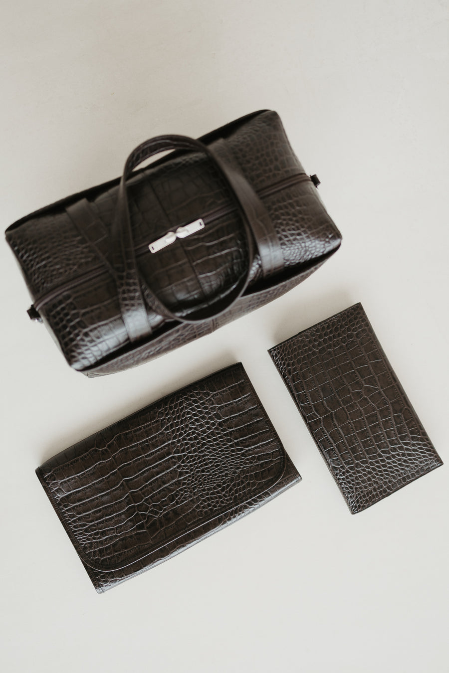 The Mommy Bag | Ebony Croco