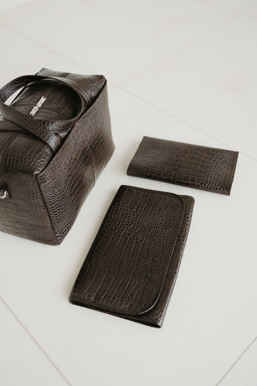 The Mommy Bag | Ebony Croco