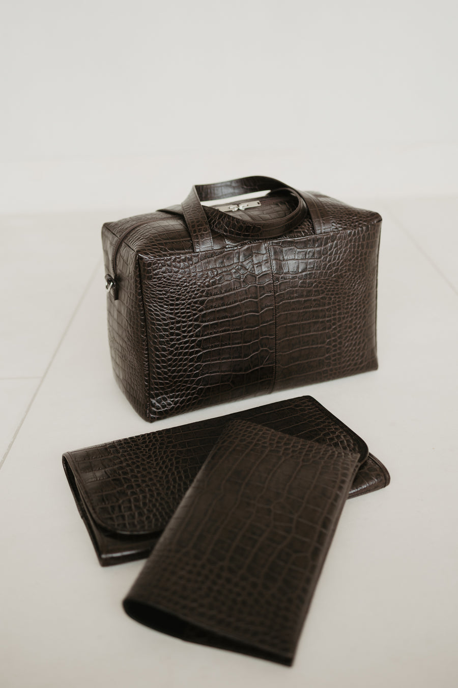 The Mommy Bag | Ebony Croco