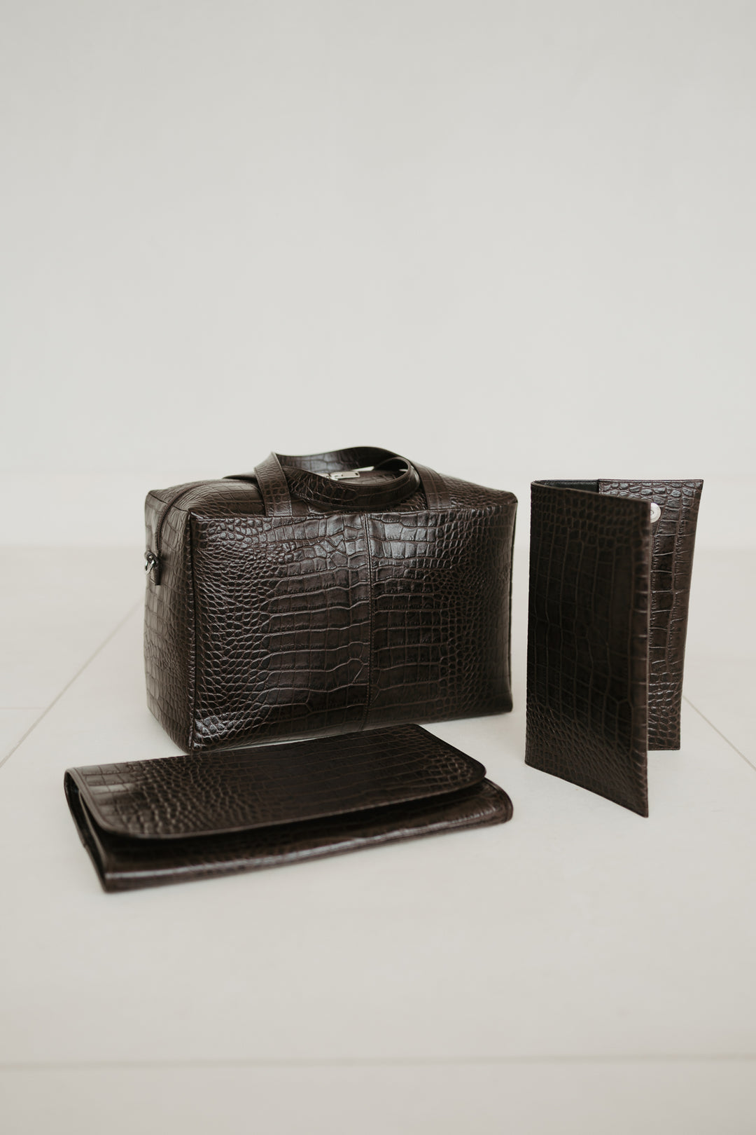 The Mommy Bag | Ebony Croco