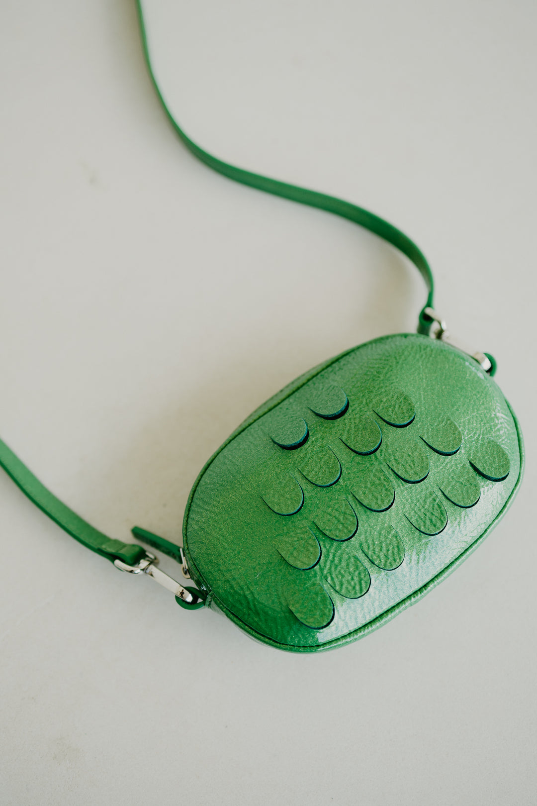 Oval Mini Bag | Grass Stone