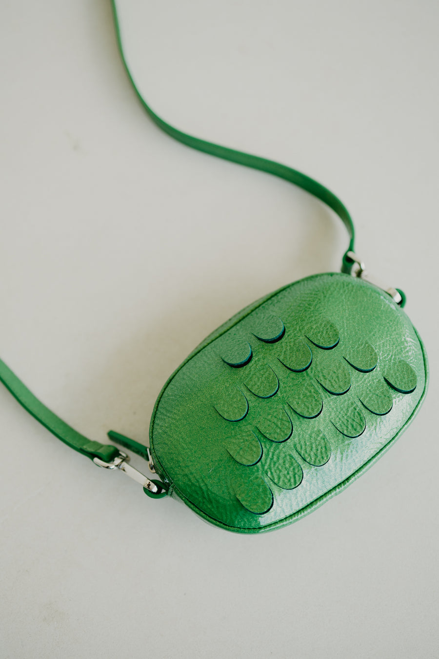 Oval Mini Bag | Grass Stone