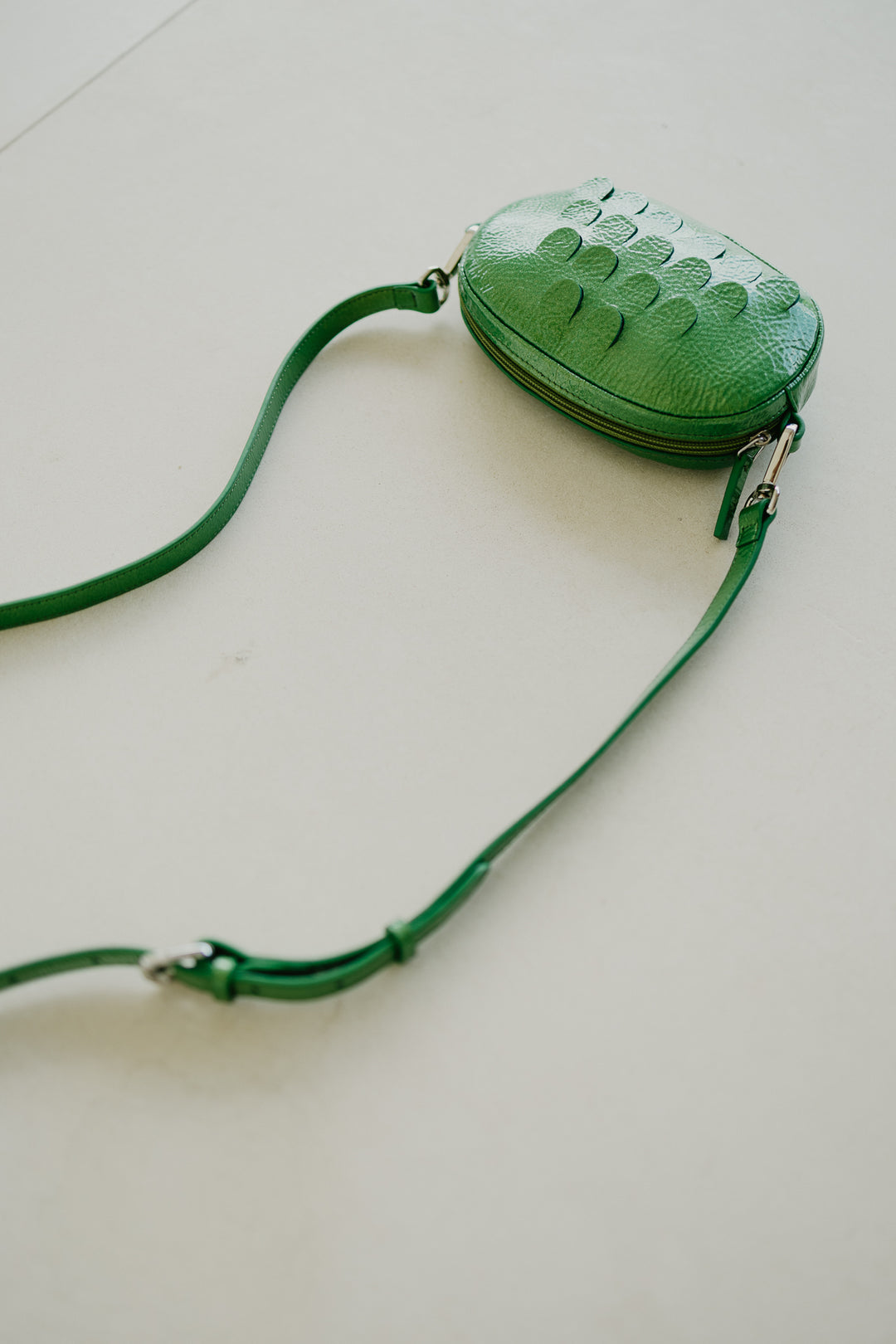 Oval Mini Bag | Grass Stone