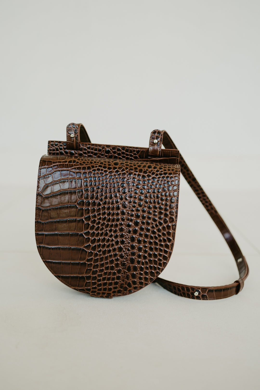Single Saddle | Cacao Croco