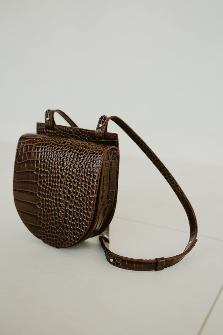 Single Saddle | Cacao Croco